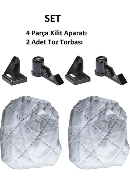 Fantom Pratik Dik Süpürge Torba + Tırnak Set