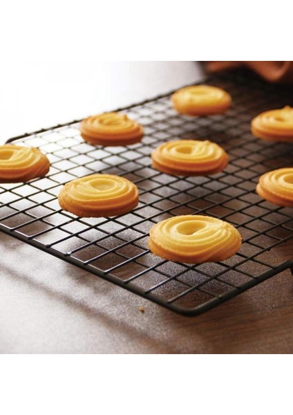 Büyük Boy Pasta Soğutma Dinlendirme Teli Ekmek Kek Kurabiye Soğutma Teli Glaso Teli 60X40 cm