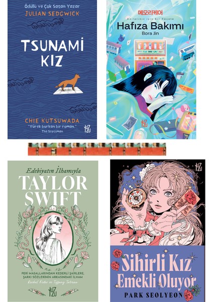 Tsunami Kız,hafıza Bakımı,edebiyatın Ilhamıyla Taylor Swift,sihirli Kız Emekli Oluyor(2kitap)