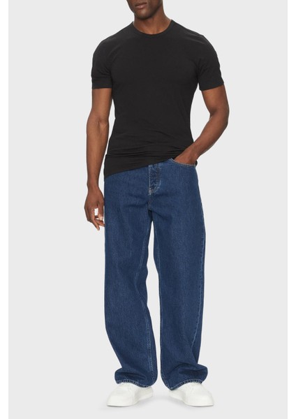 Streç Pamuklu Regular Fit Bisiklet Yaka 3 Pack T Shirt LV00NB4185UB1 Erkek T Shirt LV00NB4185 Ub1 modelleri