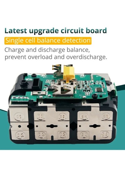 Şarjlı Matkap Için Yedek Batarya 24V 21V 18V Volt Şarjlı Makine Aküsü 10LU 18650 Pil Grubu 5.0 Ampe fiyatları