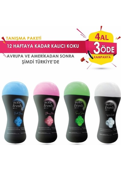 Granül Çamaşır Parfümü & Boncuk Yumuşatıcı 210 gr(4AL 3 Öde)