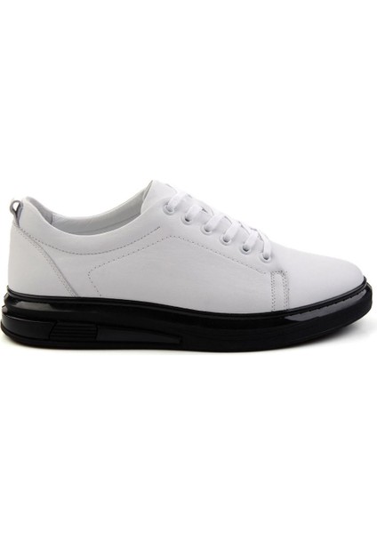 Beyaz Leather Erkek Casual Ayakkabı E01018033343