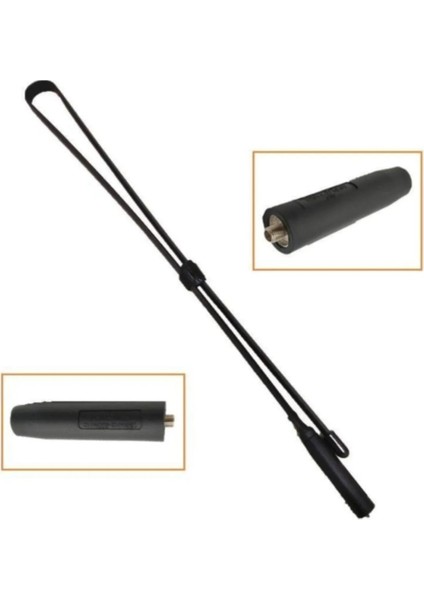 Baofeng Telsiz Anteni Katlanır Bükülebilir Anten Sma Dişi