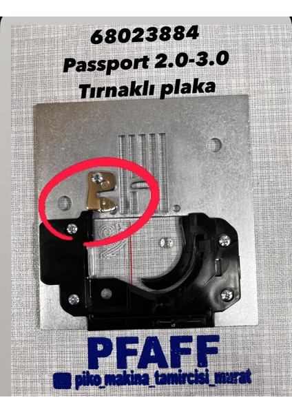 Passport 2.0-3.0 Tırnaklı Plaka Versiyon 2 68023884 Needle Plate (Zz)