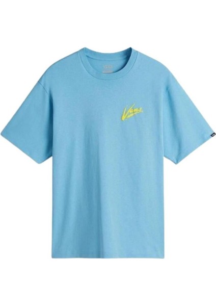 Brush Script Loose Ss VN000K42E2W1 Mavi Tişört