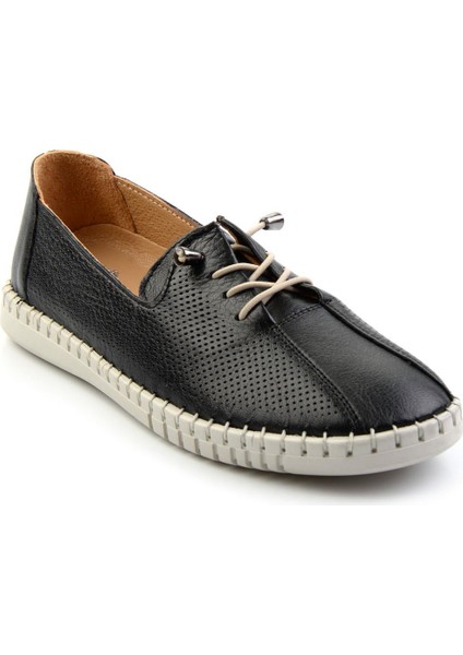 Siyah Beyaz Leather Kadın Casual Ayakkabı K01028130503 fiyatları