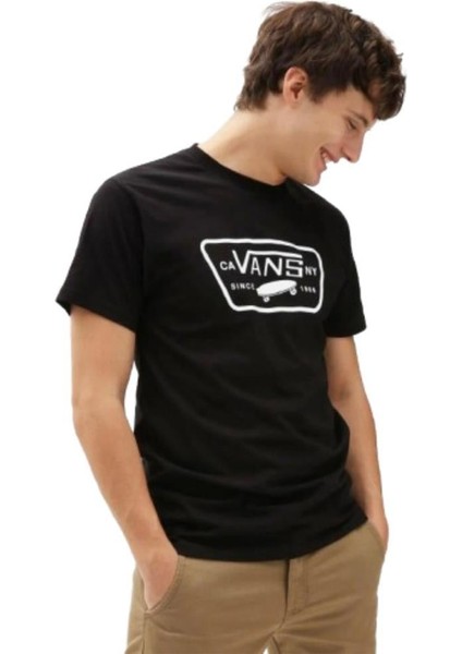 Full Patch VN000QN8Y281 Siyah Tişört