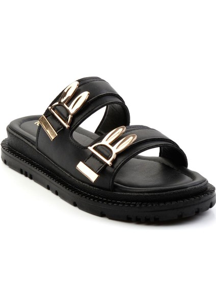 Siyah Kadın Terlik K04875030409 fiyatları