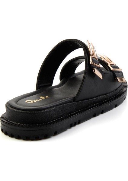 Siyah Kadın Terlik K04875030409 modelleri