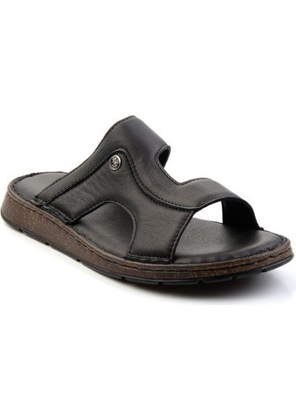 Siyah Leather Erkek Terlik E04433010543 fiyatları