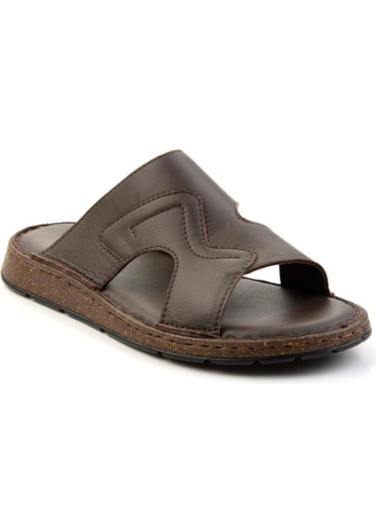Kahve Leather Erkek Terlik E04433010943 fiyatları