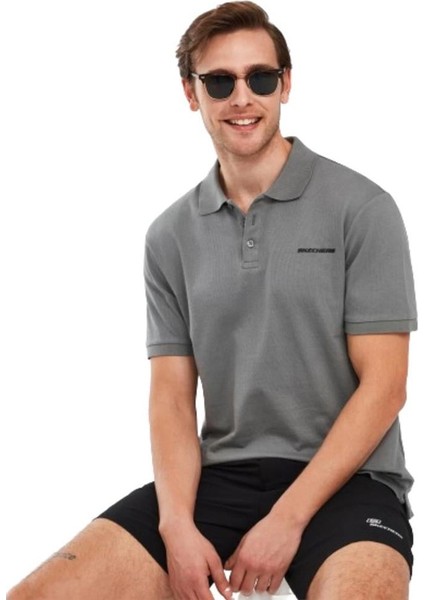 Polo Shirt M Short Sleeve S211800-003 Gri Tişört fırsatları