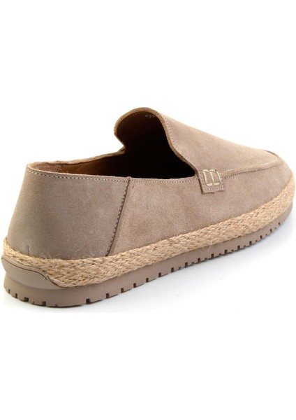 Bej Leather Erkek Espadril E01589500002 modelleri