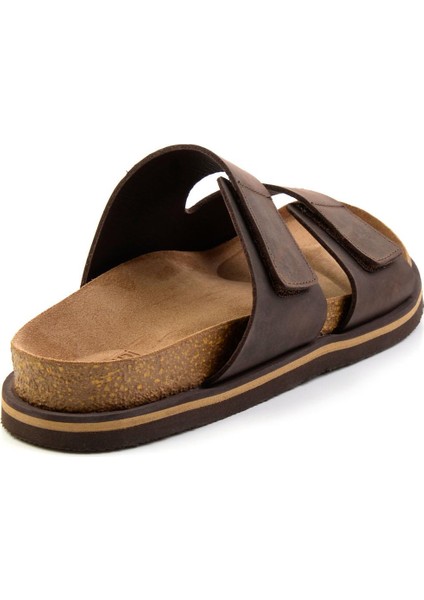 Siyah Leather Erkek Terlik E04801200101 modelleri