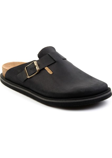 Siyah Leather Erkek Terlik E04801300003 fiyatları