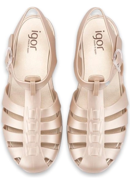 BB340Z Biarritz Metal Brillo Bronz Kadın Sandalet