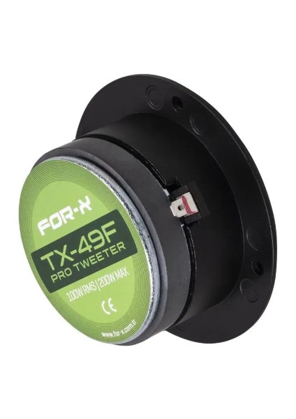 TX-49F 200WATT 100RMS 10CM Pro Dom Tweeter 2 Adet