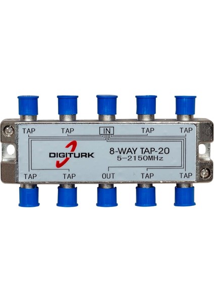 Dıgıturk 5-2150 Mhz 20DB 8 Yollu Tap Swıtch 1/8 Splıtter (4887)