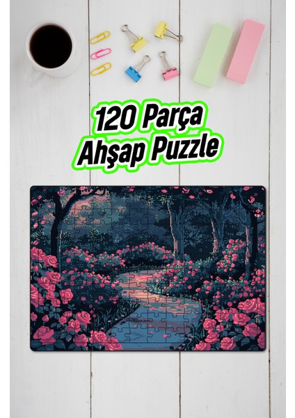 Ahşap Puzzle 30X40 cm Ebadında 120 Parça M6