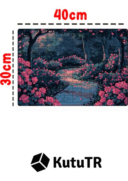 Ahşap Puzzle 30X40 cm Ebadında 120 Parça M6