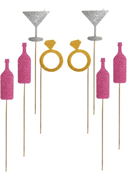 Bekarlığa Veda Partisi Temalı Çubuklu Parti Aksesuarı 8'li fiyatları