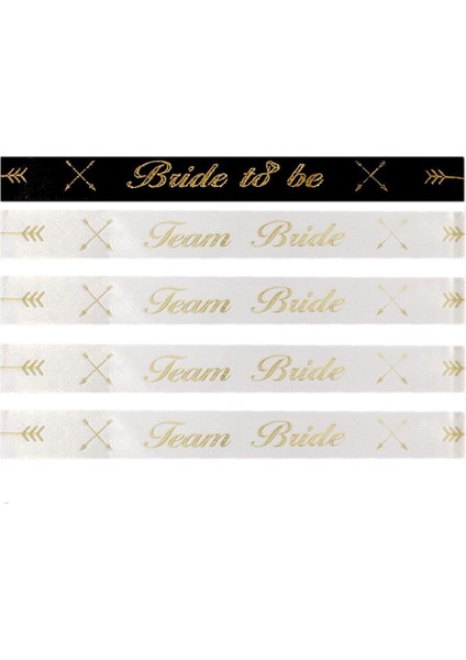 Bride Bileklik Bekarlığa Veda Parti Aksesuarı Bride-Team Bride Bileklik 5'li fiyatları