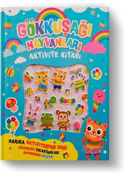 Gökkuşağı Hayvanları Aktivite Kitabı