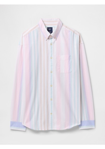 Erkek Çok Renkli Desenli Oxford Big Gömlek fiyatları