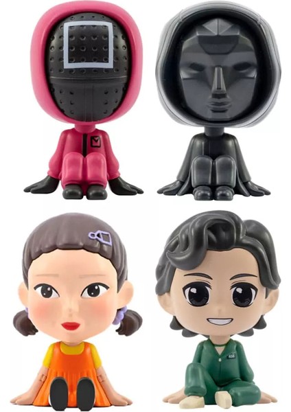 Squıd Game Bobble Hero Fıgur Masked Manager