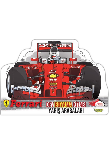 Ferrari Dev Boyama Yarış Arabaları