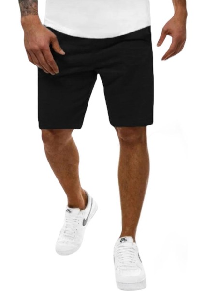 Unisex Baskısız Yazlık Kısa Şort Rahat Giyim