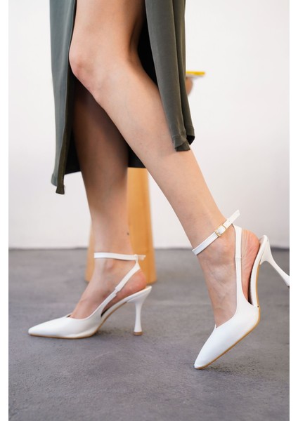 Kadın Montana Ince Topuklu Ayakkabı - Siyah-Deri fırsatları