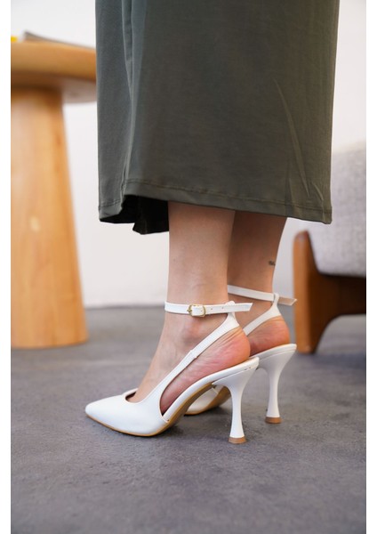 Kadın Montana Ince Topuklu Ayakkabı - Siyah-Deri indirimleri