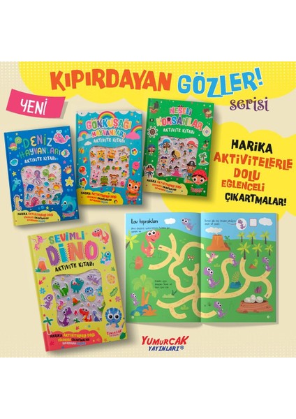 Sevimli Dino Aktivite Kitabı