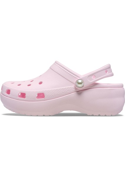 Classic Platform Pearl Clog Kadın Terlik CR211231-6ZW