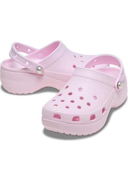 Classic Platform Pearl Clog Kadın Terlik CR211231-6ZW