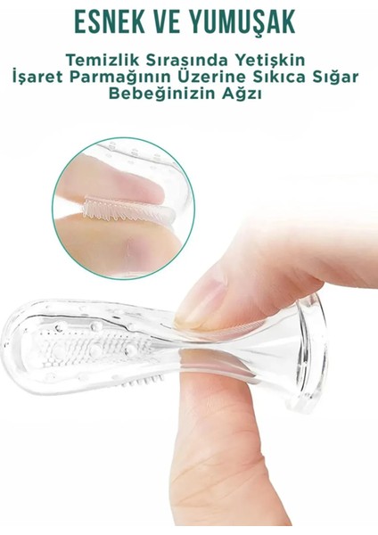 Kedi ve Köpek Için Silikon Parmak Diş Kaşıyıcı Dil Temizleyici Diş Fırçası indirimleri