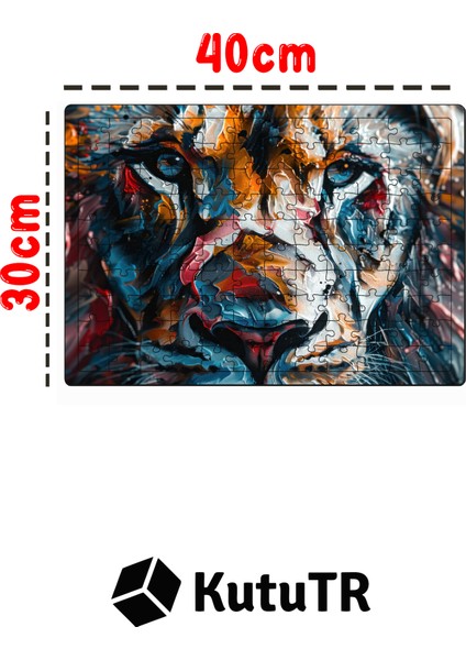 Ahşap Puzzle 30X40 cm Ebadında 120 Parça M8 indirimleri