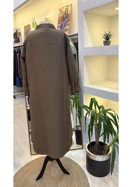7039 Siyah Çıtçıtlı Kap Vizon