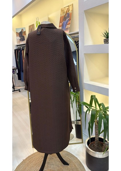 7039 Siyah Çıtçıtlı Kap Kahve