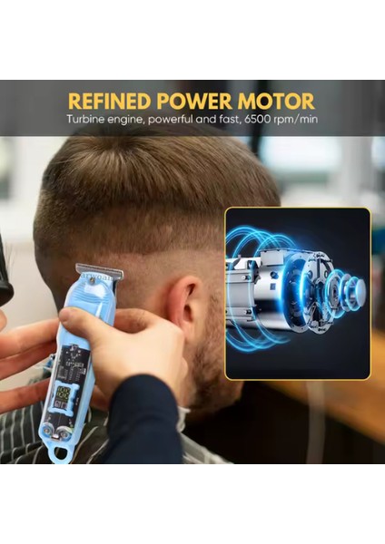 T09 Profesyonel Saç Sakal Düzeltici Berber Kesimi Tıraş Makinesi