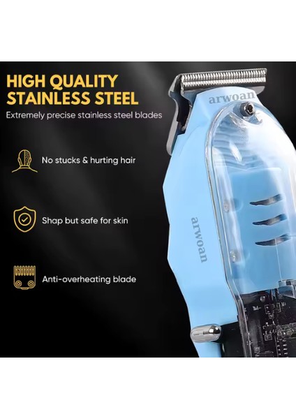 T09 Profesyonel Saç Sakal Düzeltici Berber Kesimi Tıraş Makinesi fiyatları