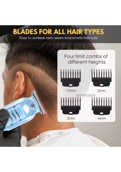 T09 Profesyonel Saç Sakal Düzeltici Berber Kesimi Tıraş Makinesi modelleri