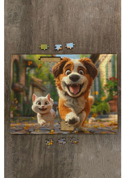 Ahşap Puzzle 30X40 cm Ebadında 120 Parça M10 fiyatları