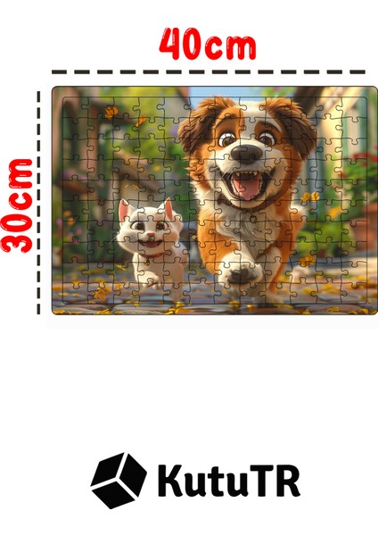 Ahşap Puzzle 30X40 cm Ebadında 120 Parça M10 indirimleri