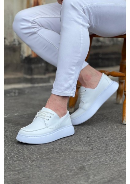 WG508 Beyaz Cilt Ortopedik Taban Erkek Casual Ayakkabı fiyatları