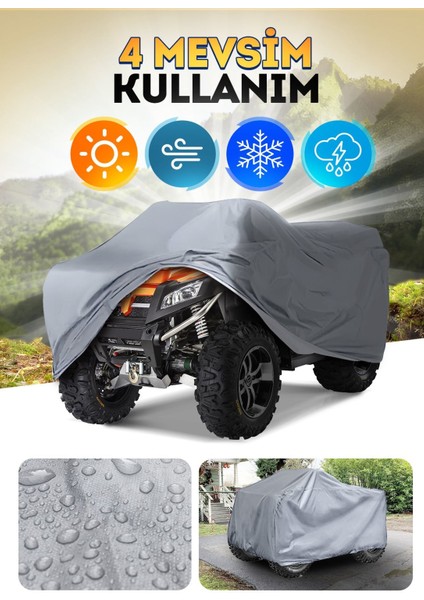 Kanuni Atv 150 S On Road Uyumlu Su Geçirmez Atv Brandası