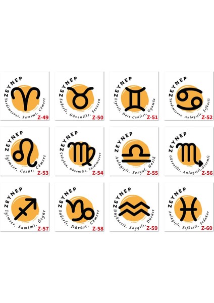 Kişiye Özel Burç Temalı Lüks Kupa, Burçlara Özel Z2 Serisi fiyatları