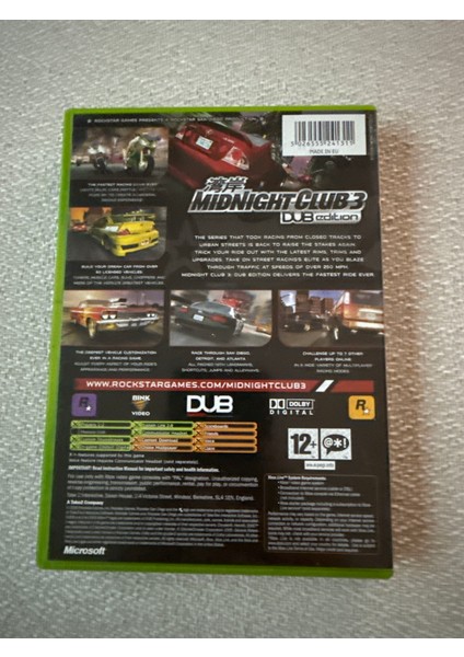 Xbox Mıdnıght Club 3 Dub Edıtıon Oyun